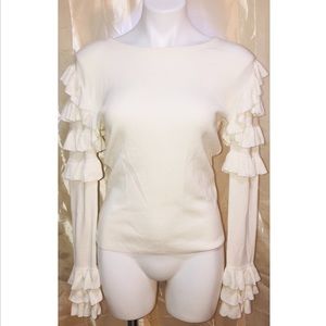 RELISH ruffle sweater